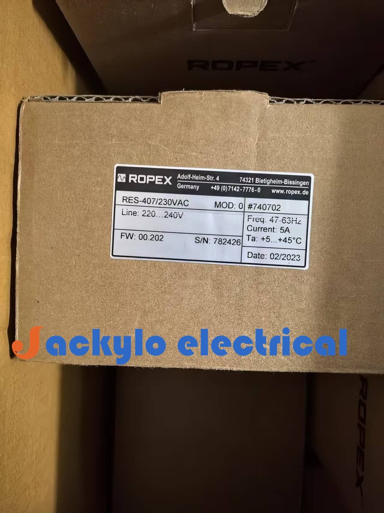 new ROPEX RES-407/230VAC Temperature Controller Fast Shipping via FedEx or DHL