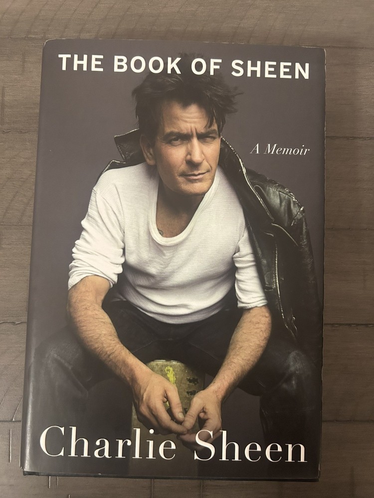 Book of Sheen : A Memoir by Charlie Sheen SIGNED 1st Edition 1st Printing!