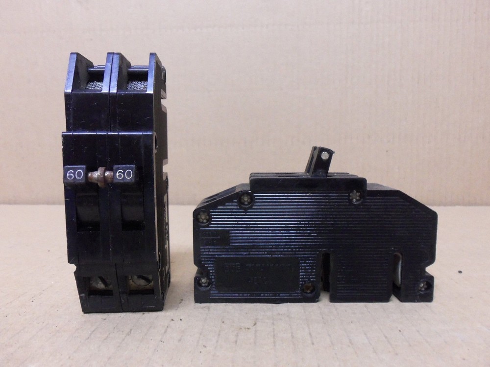 Zinsco Q QC Q260 2 Pole 60 Amps Circuit Breaker GTE SYLVANIA 