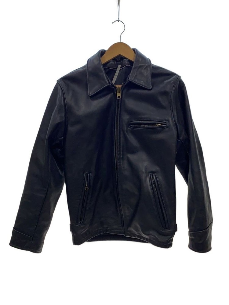 Schott Single Riders Jacket/34/Leather/Blk/Plain 3478