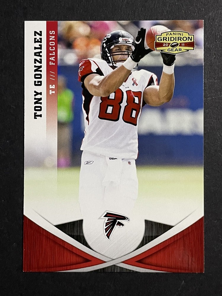 2011 Panini Gridiron Gear Tony Gonzalez Card - Atlanta Falcons