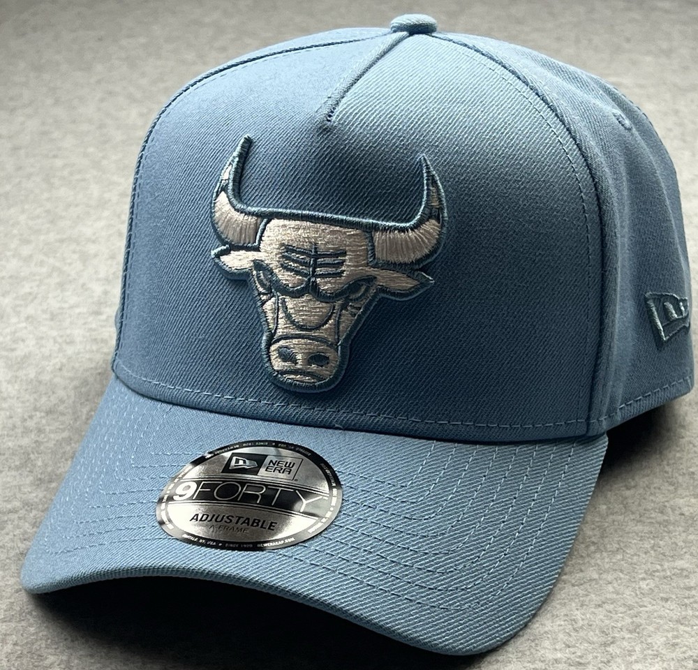 New Era Chicago Bulls Hat A-FRAME 9Forty Blue/White Snapback Cap New