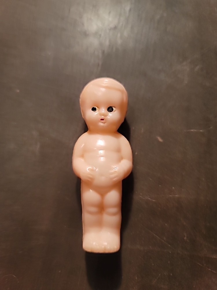 Vintage 1950's Hard Plastic Baby Doll- 3