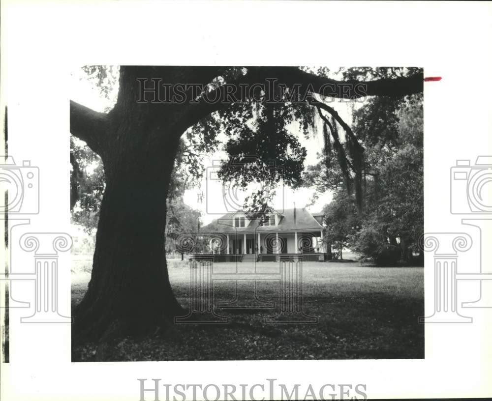 1990 Press Photo Robert and Gayle Buckley's Pecan Grove Plantation, New Orleans
