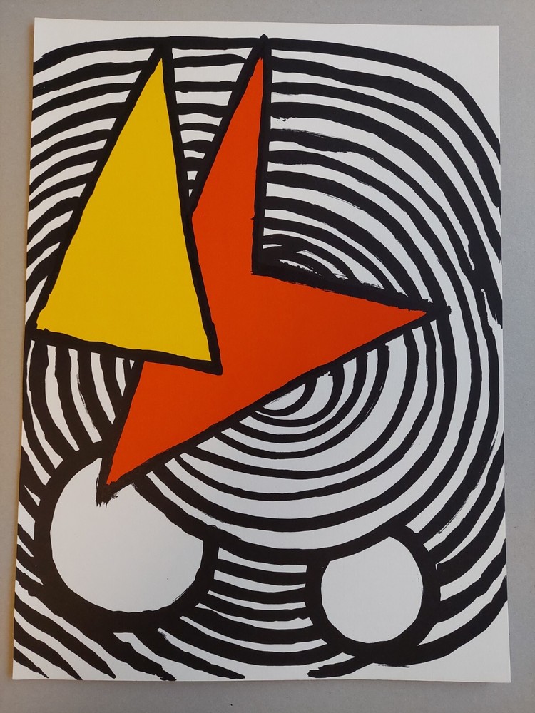 Alexander CALDER Original lithograph, 1973 / Original print by Calder