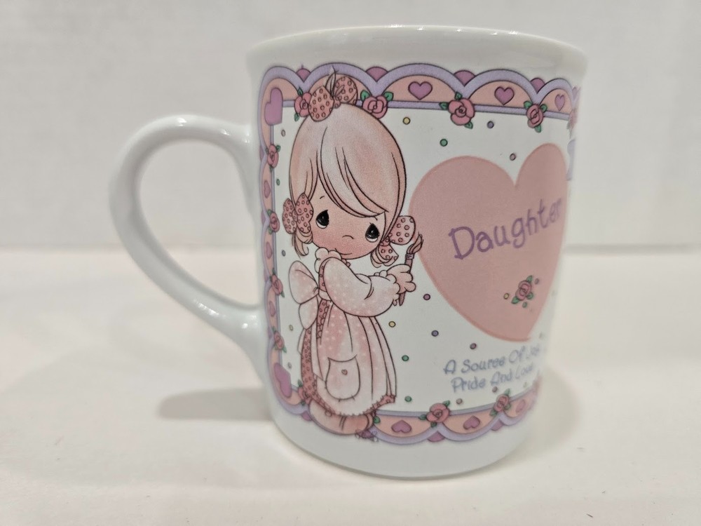 Vintage 1994 Precious Moments Daughter Coffee Mug