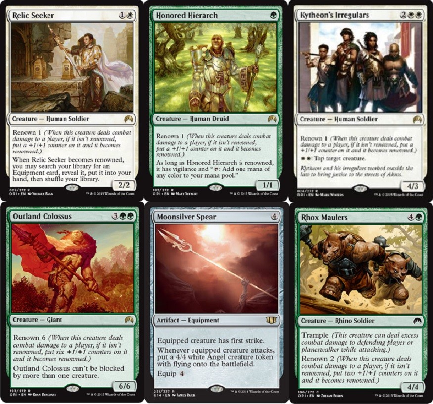 World Renown Outland Colossus Relic Seeker MTG Deck 60 Cards