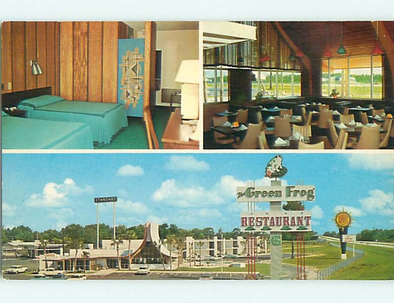 Unused Pre-1980 QUALITY COURT MOTEL & GREEN FROG RESTAURANT Adel GA u4718@