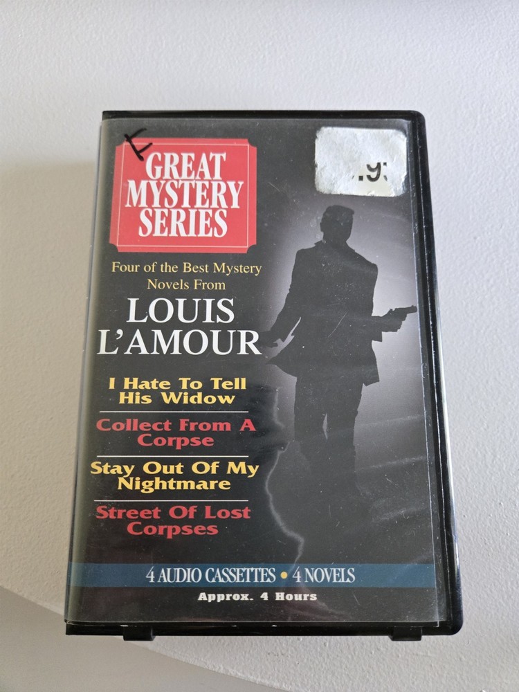 Louis L'amour Great Mystery Series -4 Cassette Tapes Audiobook
