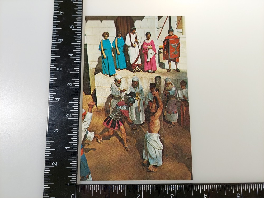 Postcard The Flogging Great Passion Play Eureka Springs Arkansas !