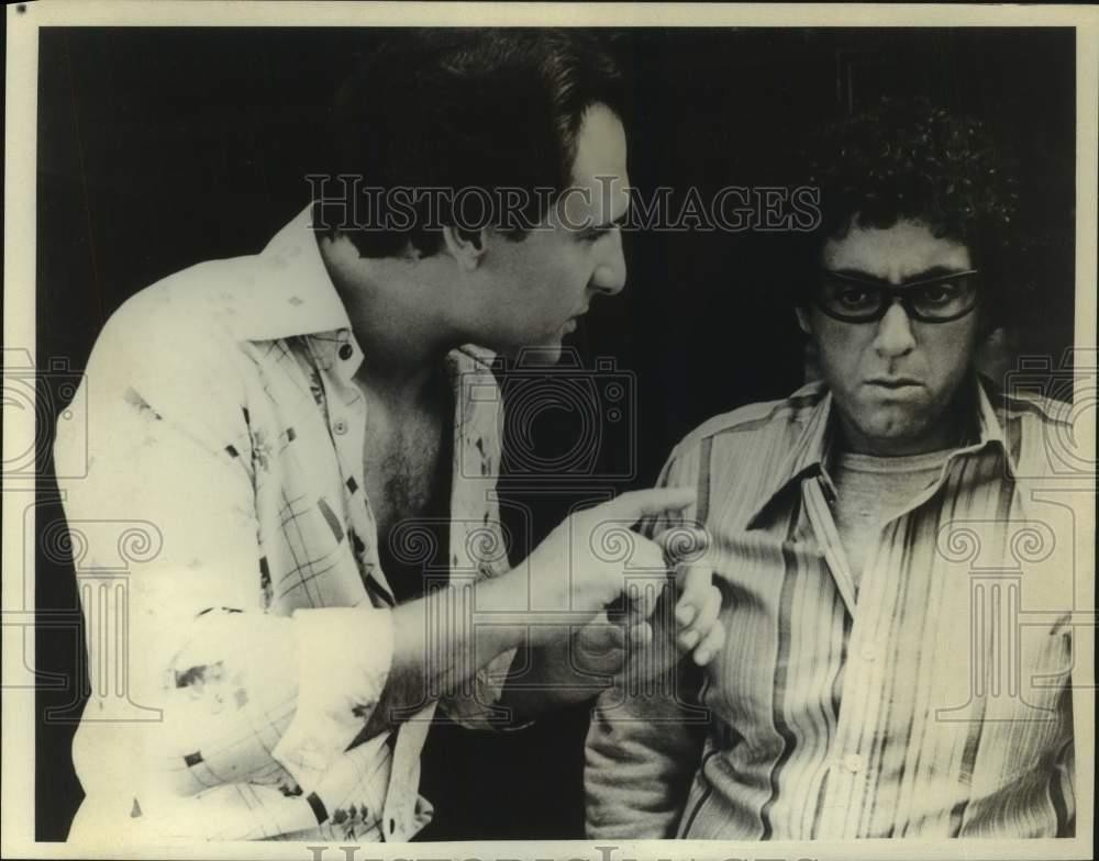 1981 Press Photo David Proval and James Andronica star on Nunzio, on CBS.