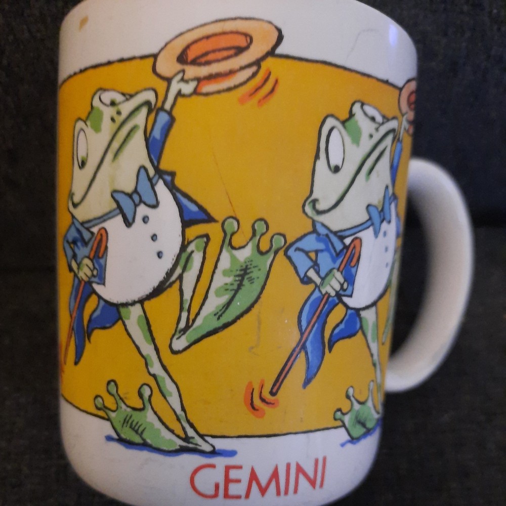 Vintage Avon Zodiac Coffee Mug- Gemini