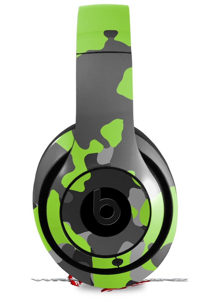 Beats Studio 2 3 Camo Lime Green Skin Cover - Headphones Not Included