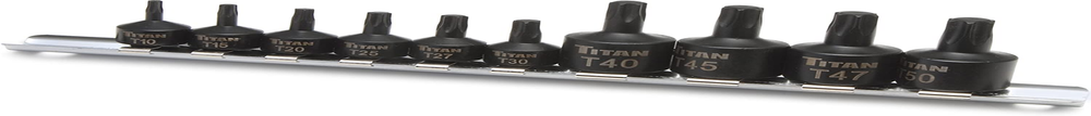 16142 10-Piece Stubby Star Bit Socket Set
