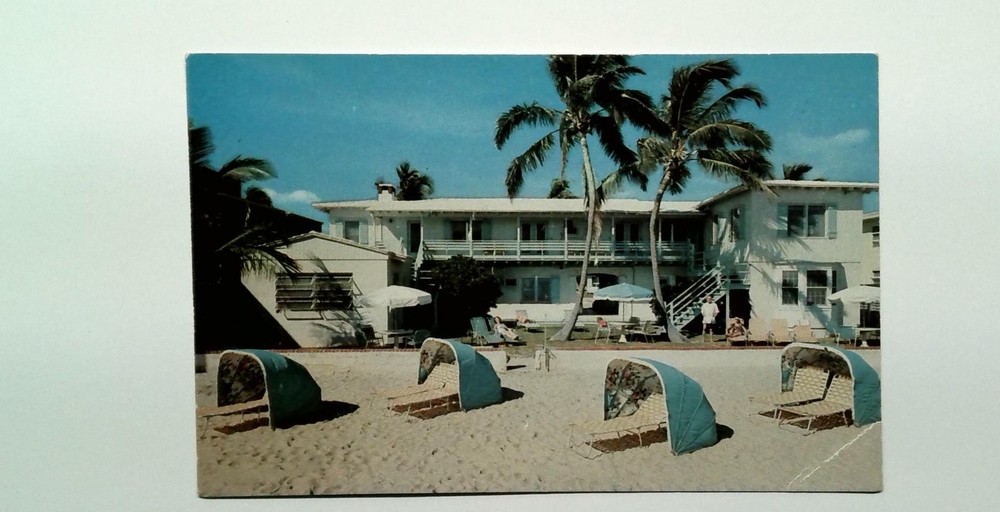 Vintage Tropic Ranch Hotel Fort Lauderdale FL Photochrome Postcard