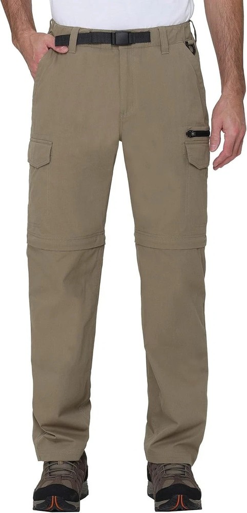 Men's BC Clothing Hiking Convertible Pants Tan XL x 34 Item# 1588979 - NWT!