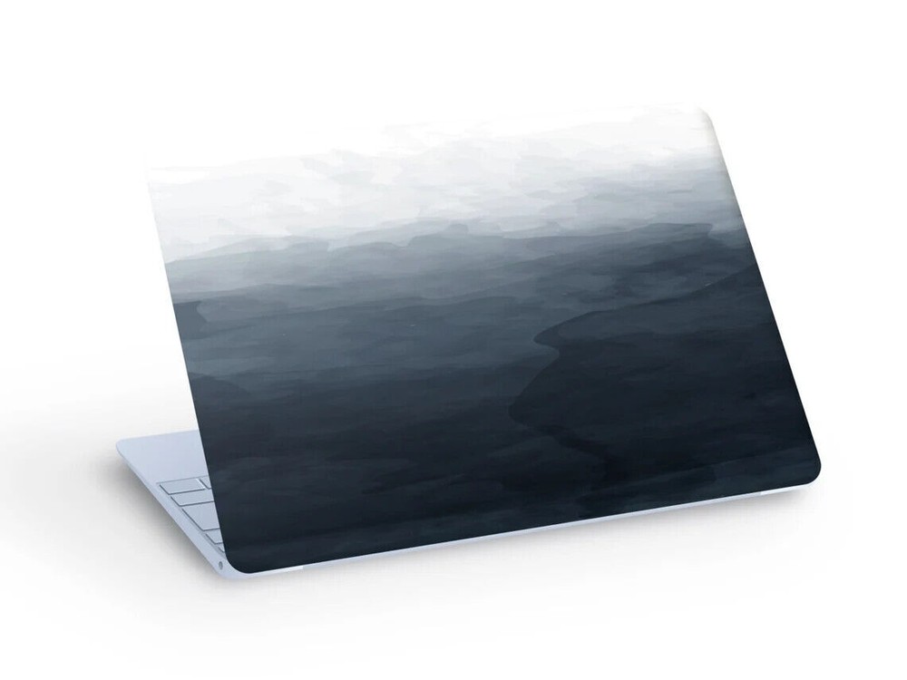 Dark Watercolor Laptop Skin Sticker - Custom Fit & Size  