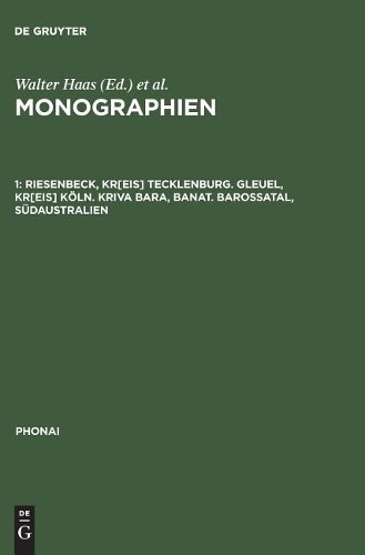Monographien, 1, Riesenbeck, Kr[eis] Tecklenburg. Gleuel, Kr[eis] Köl (Hardback)