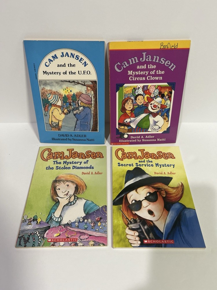 Cam Jansen Chapter Book Lot Of 4 Paperback Classroom Mystery