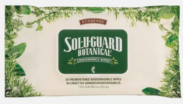 Sol-U-Guard Botanical Cleaning Wipes 30 count Child Safe Pet Safe