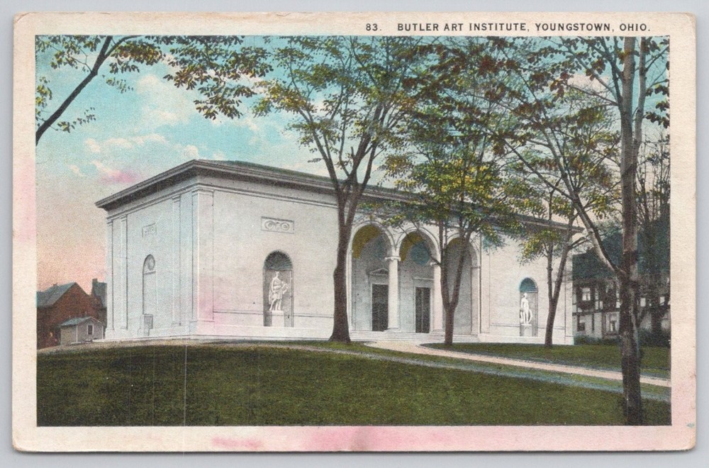 Butler Art Institute Youngstown Ohio Vintage Postcard Harry H. Hamm