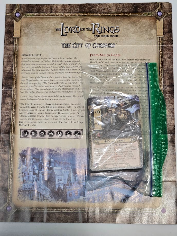 The Lord of the Rings The Card Game The City of Corsairs Adventure Pack