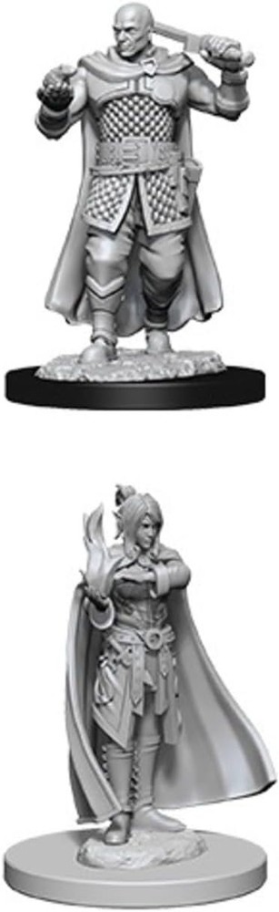Male Human Ranger Elf Sorceress Nolzurs D&D miniature Dungeons Dragons unpainted