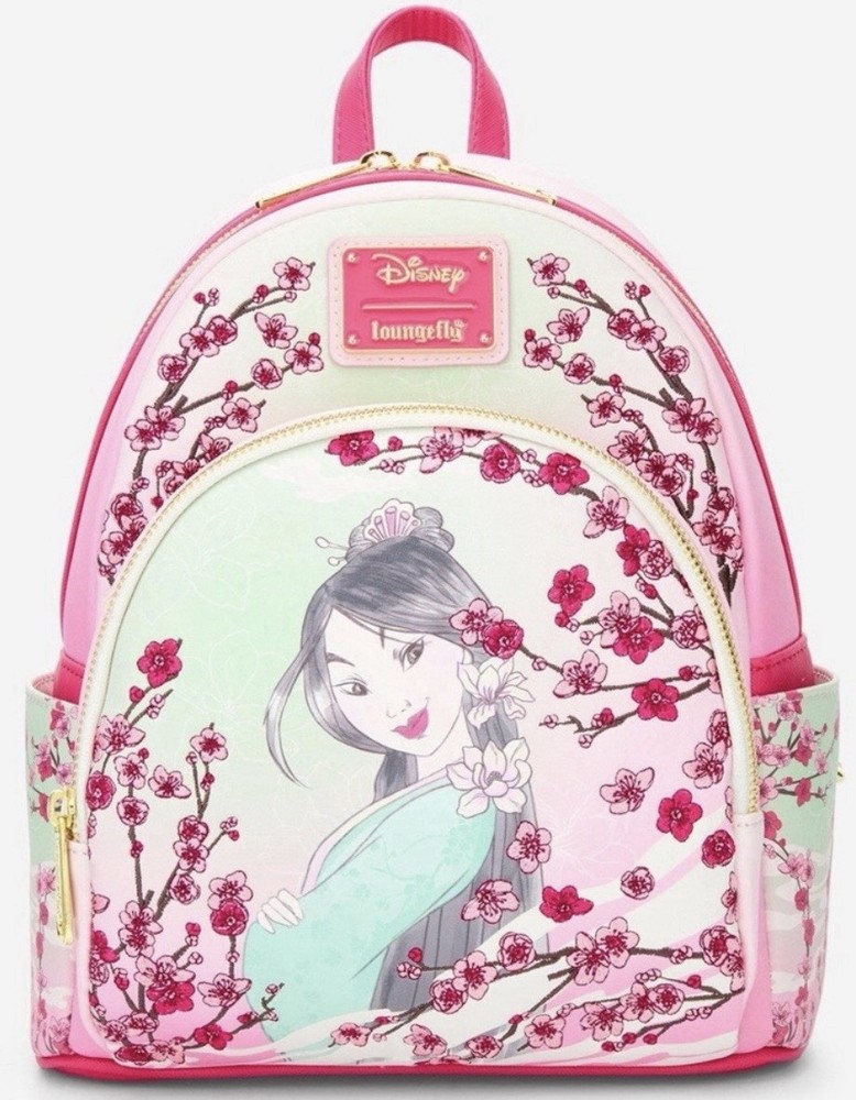 Loungefly Disney Mulan Cherry Blossom Mini Backpack New with Tags NWT