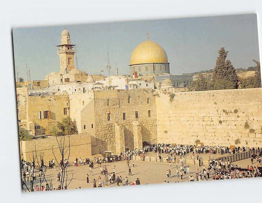 Postcard Western Wall Jerusalem Israel