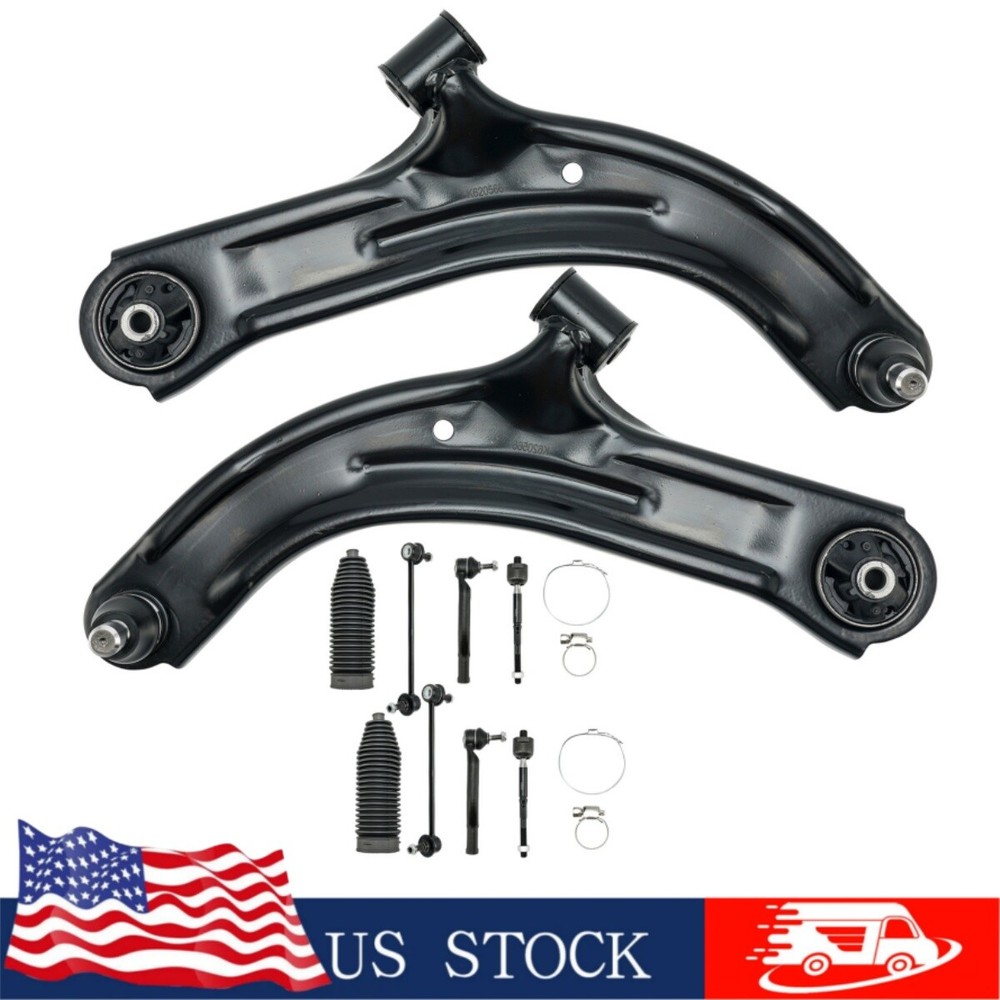 07-13 Nissan Cube & Versa 10x Front Suspension Kit with Control Arms & Tie Rod Ends