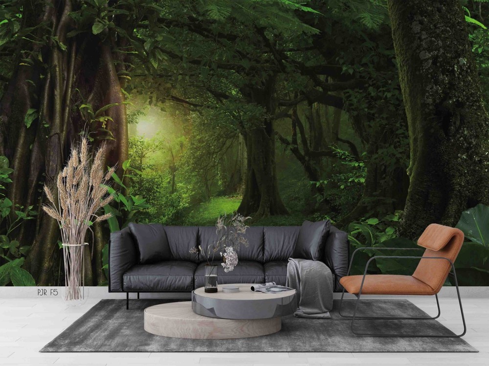 3D Forest Plants Landscape Wall Murals Wallpaper Murals Wall Sticker