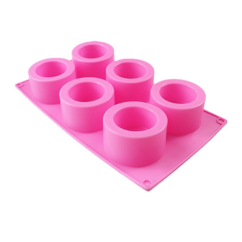 6-Cavities for Creative Tealight Holder Mold Multifunction Epoxy Resin Casting M