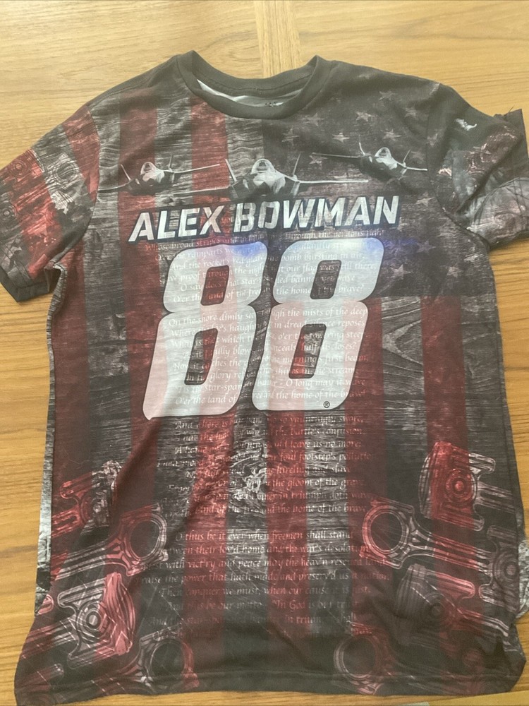American Flag Alex Bowman 88 Tshirt Unisex Small