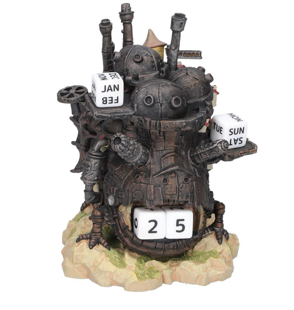 Studio Ghibli Howl's Moving Castle Perpetual Calendar Howl's Castle Japan NEW