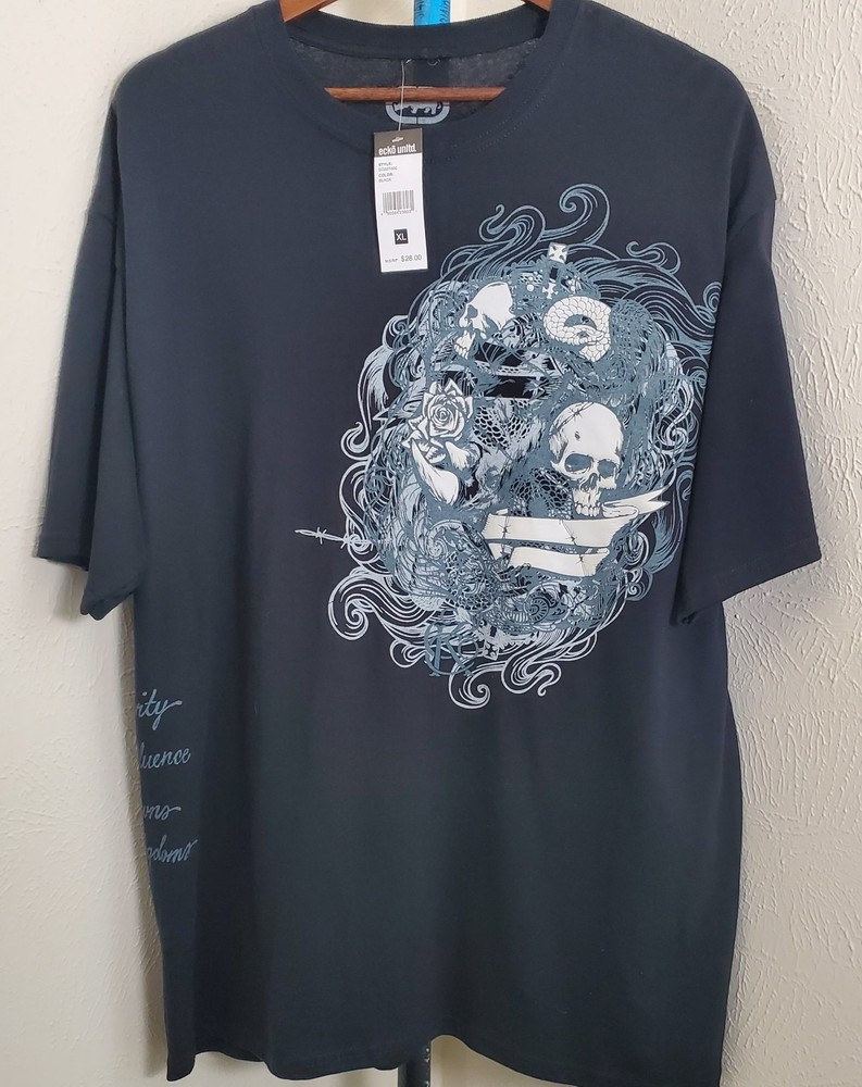 NWT Ecko United Men's Black T-shirt Size XL