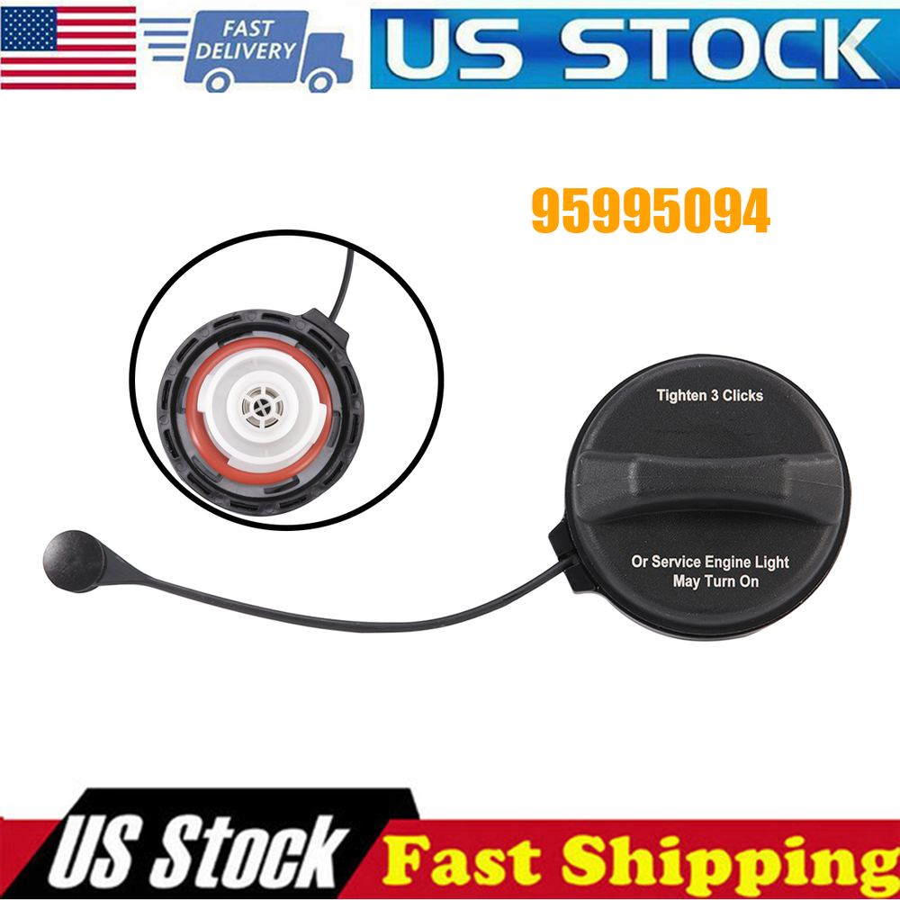 Fuel Tank Gas Cap Cover with Tether for 95995094 Chevy GMC Buick Pontiac US