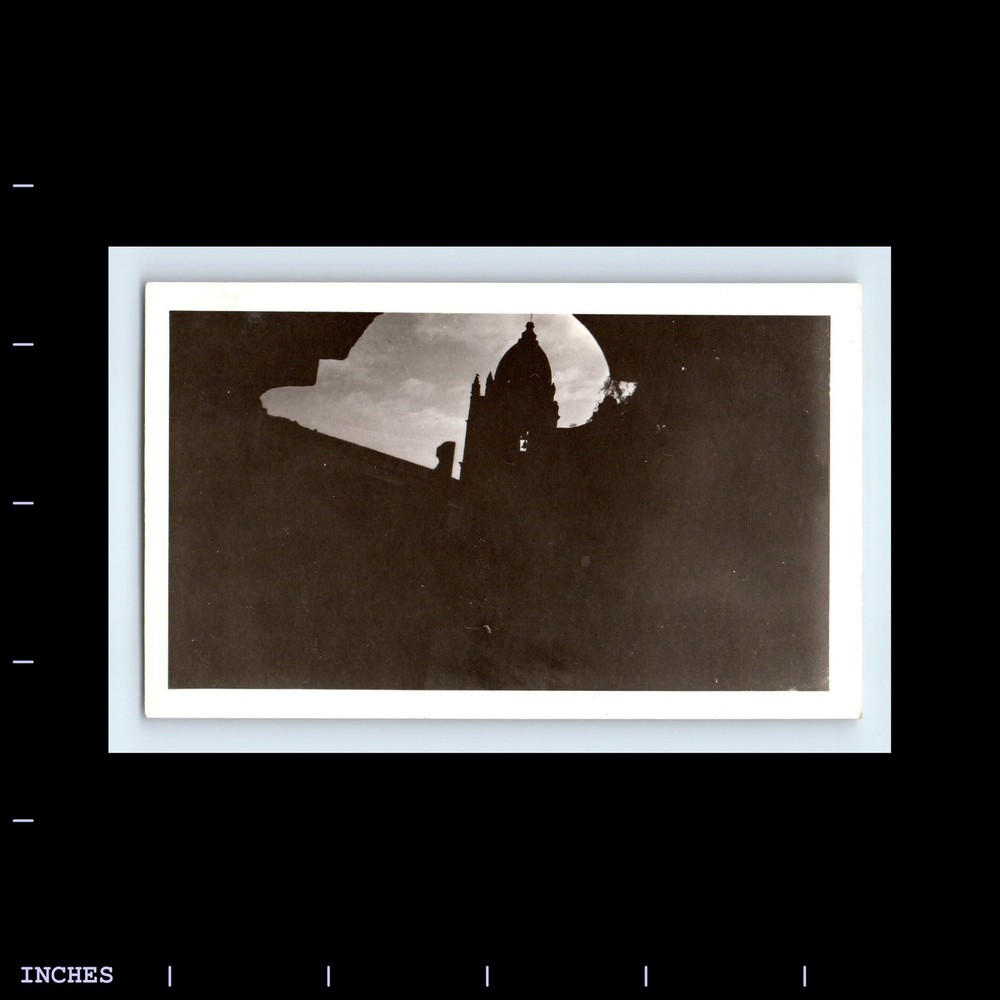 Old Vintage Photo ABSTRACT SILHOUETTE CHURCH CATHEDRAL BELLTOWER