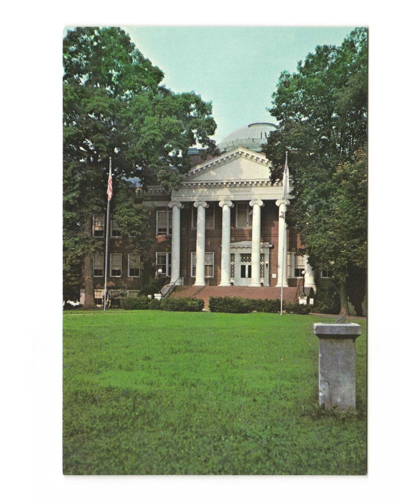 Lynchburg College in Lynchburg VA vintage postcard unposted Hopwood HALL