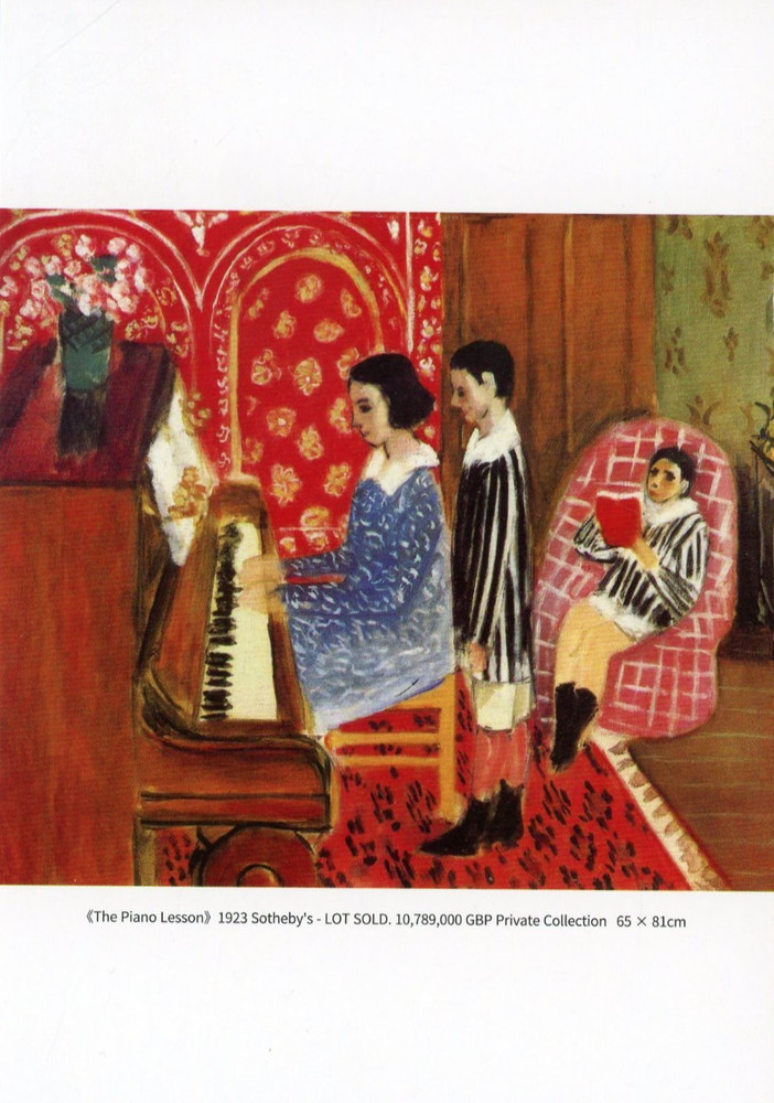 The Piano Lesson, Henri Matisse (French, 1869-1954) --New POSTCARD