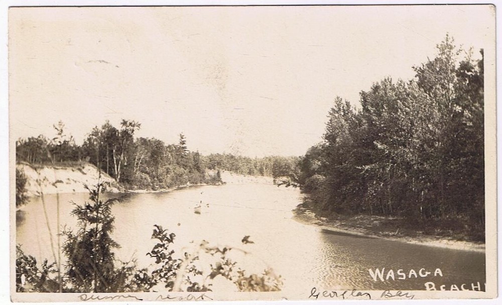 Postcard RPPC Wasaga Beach Ontario