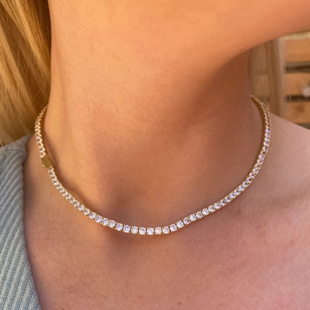 925 Silver 12Ct Round Lab Created Diamond 18