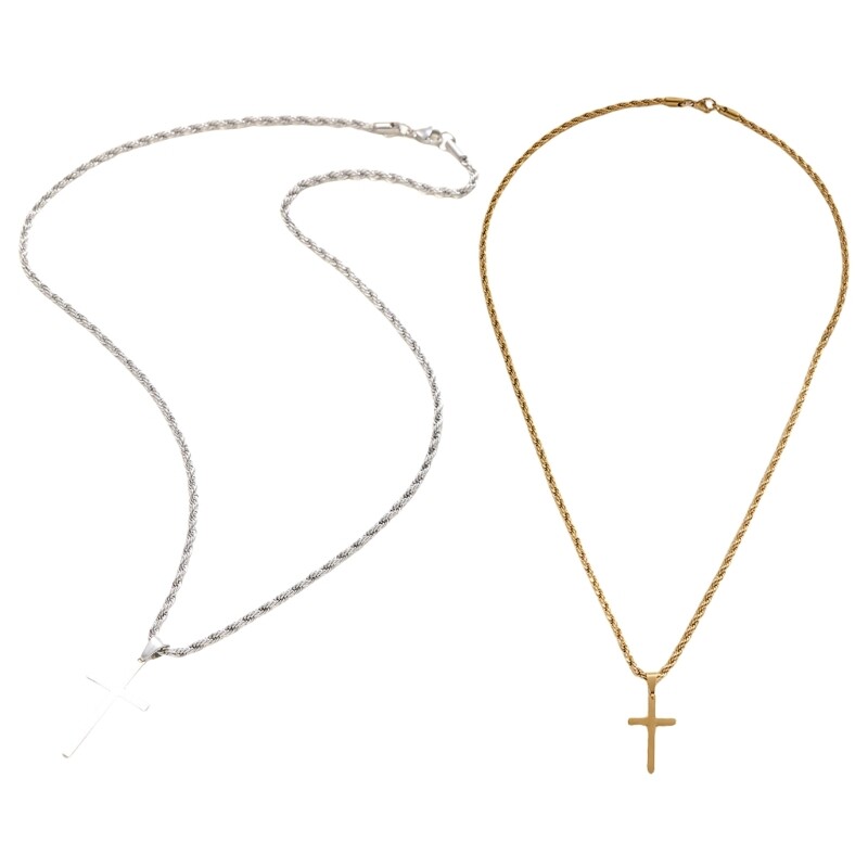 Elegant Crosses Pendant Necklace for Religious Believers and Styles Seekers