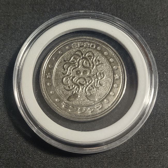 1999 Pokemon Meiji Battle Tangela Metal Coin LP Japanese #SP20