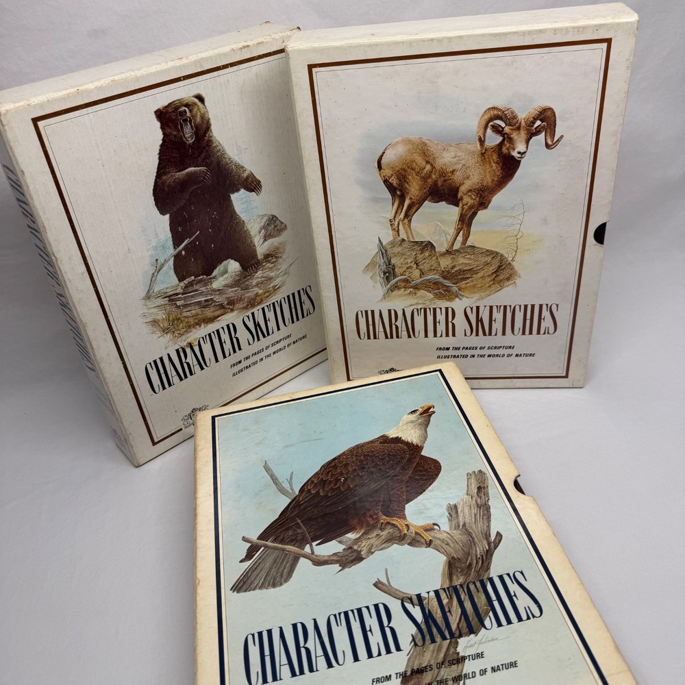 Character Sketches from the Pages of Scripture - 3 Book Lot Volume Set 1, 2, 3