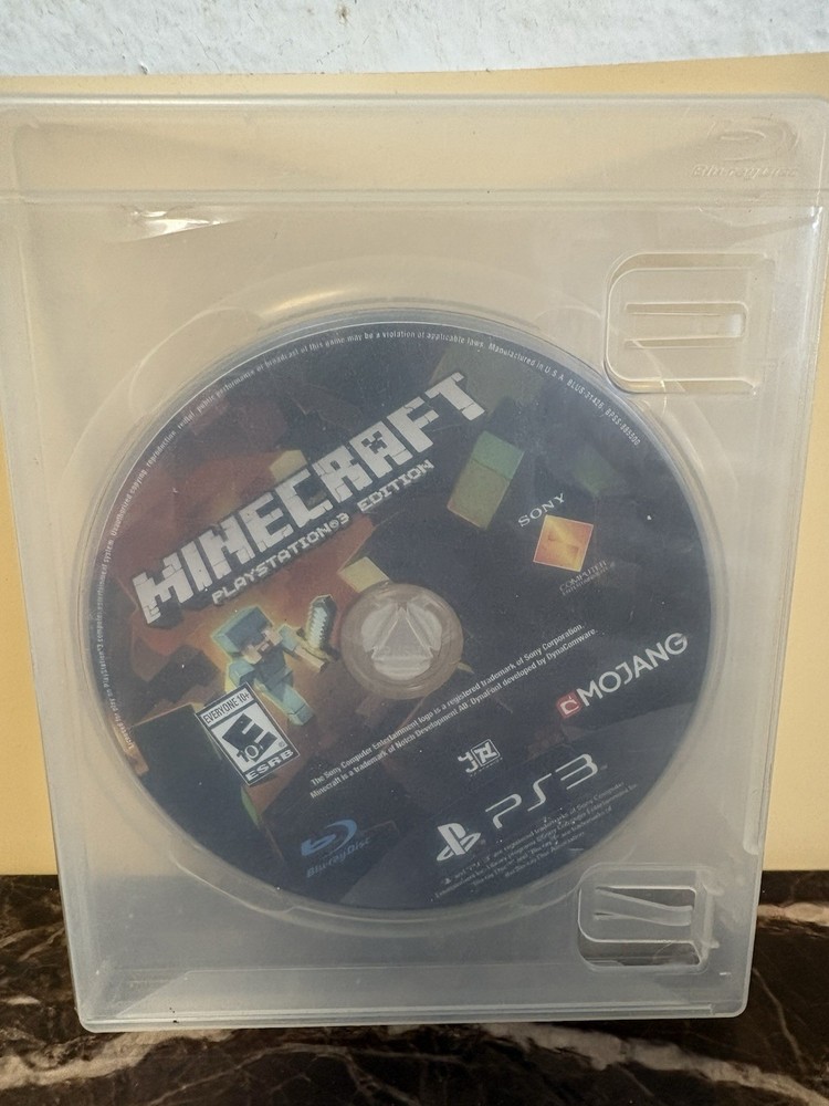 Minecraft (PlayStation 3) Very Good Condition Loose Disc Only Tested N Works