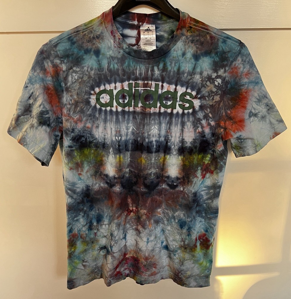 Custom Tie Tie Adidas Short Sleeve Shirt