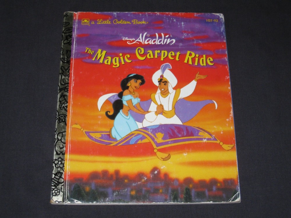 Little Golden Book  Aladdin The Magic Carpet Ride  Walt Disney