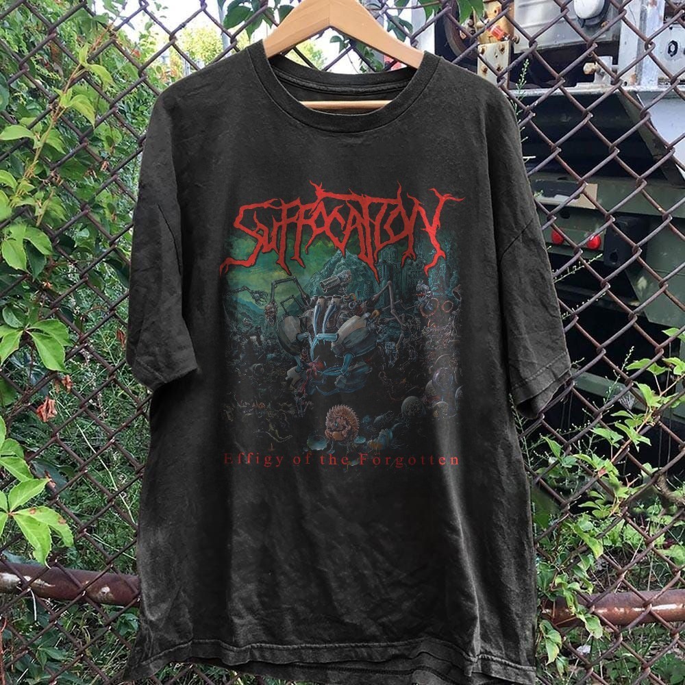 Suffocation Effigy Of The Forgotten Vintage Style Unisex T-Shirt Size S-5XL