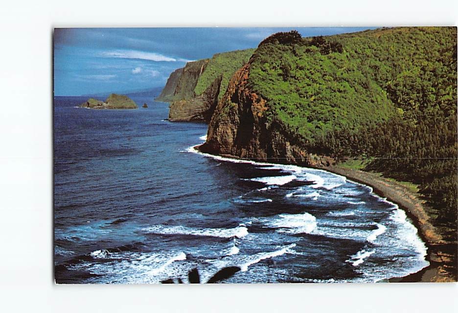 Postcard Pololu Valley Hawaii USA