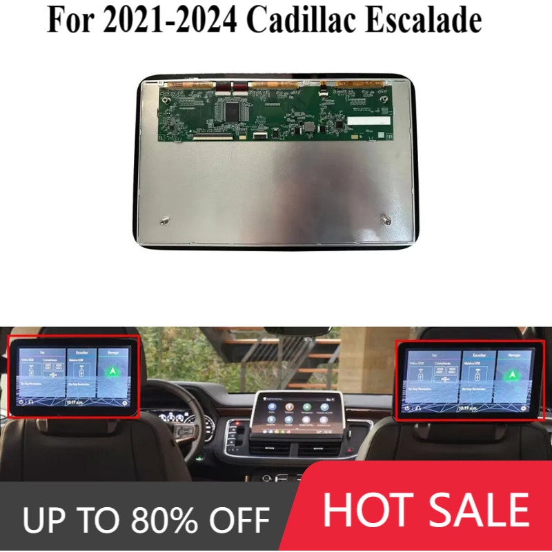 For Cadillac Escalade Rear Seat Entertainment System Android Headrest TV Screen